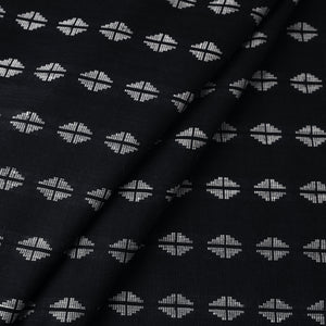 Black - Jacquard Prewashed Cotton Fabric 35