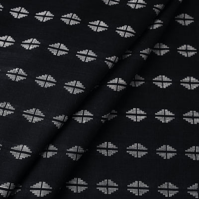 Black - Jacquard Prewashed Cotton Fabric 35