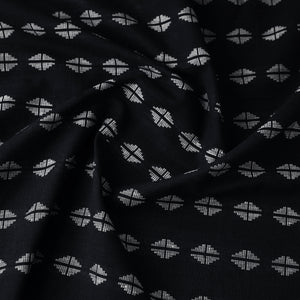 Black - Jacquard Prewashed Cotton Fabric 35