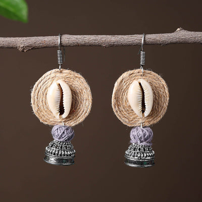 Aahana Handcrafted GS Jute Jhumki Earrings
