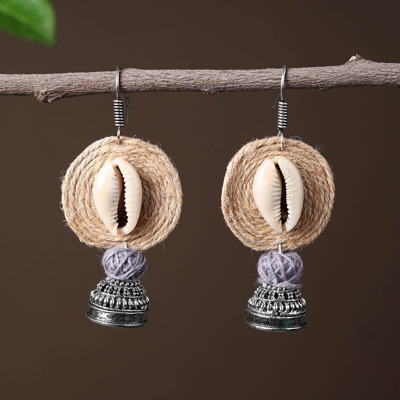 Aahana Handcrafted GS Jute Jhumki Earrings