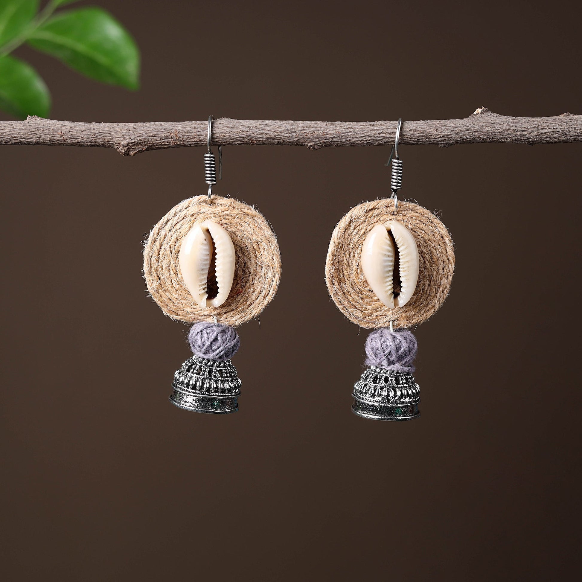 Aahana Handcrafted GS Jute Jhumki Earrings