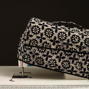Beige - Handcrafted Cotton Sewing Machine Cover 18