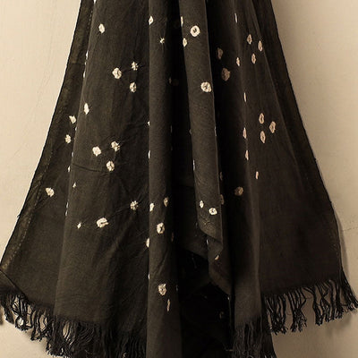 Brown - Bandhani Tie-Dye Handloom Cotton Towel