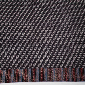 Black  - Block Printed Cotton Bagru Blouse Piece 27