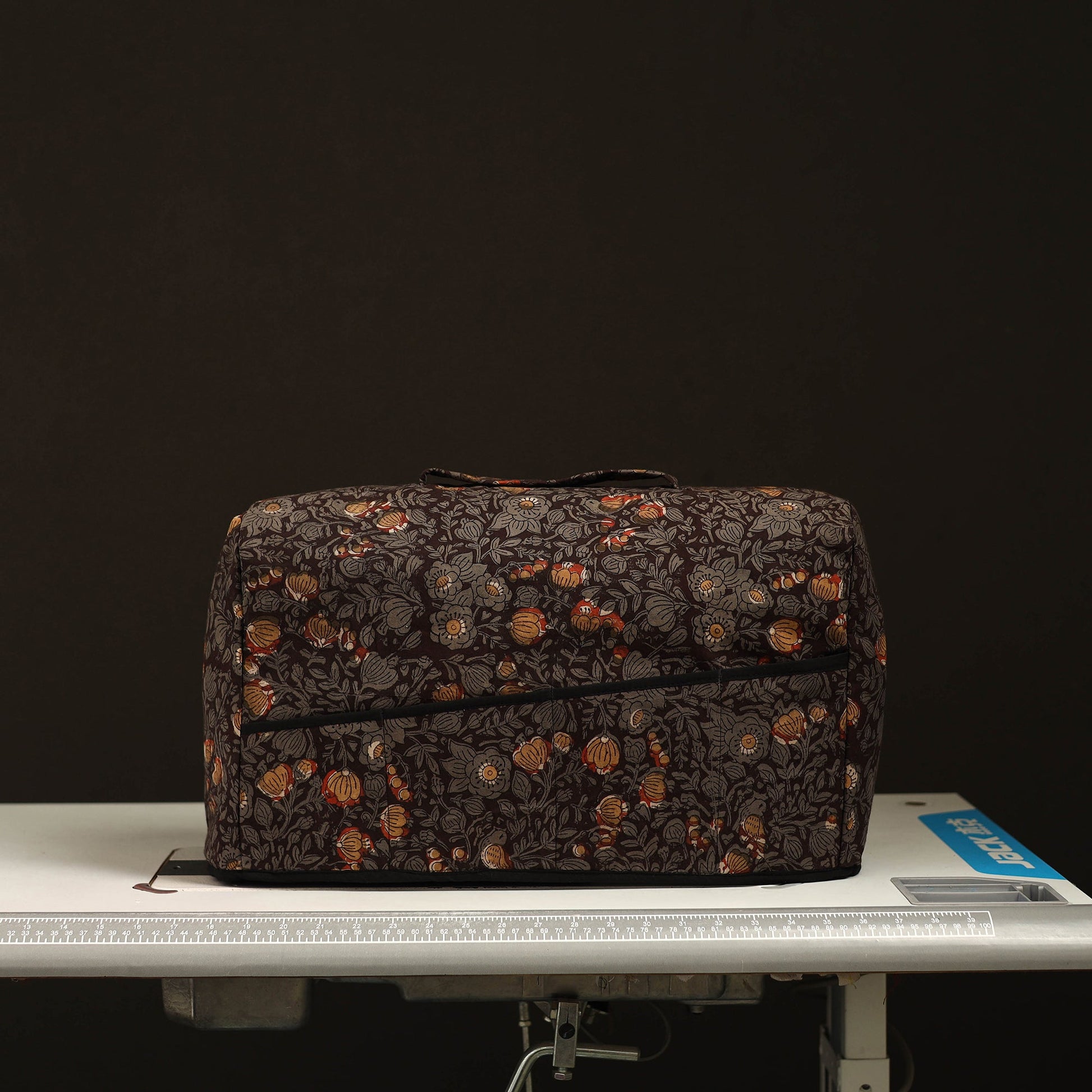 Brown - Handcrafted Cotton Sewing Machine Cover 20