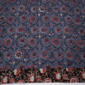 Blue - Block Printed Cotton Bagru Blouse Piece 28