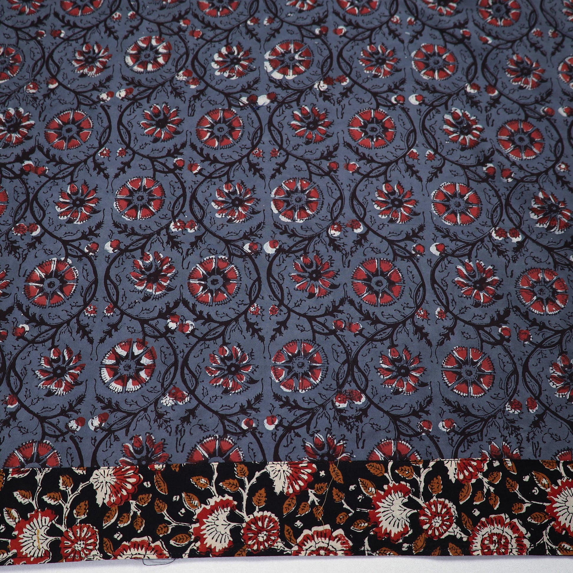 Blue - Block Printed Cotton Bagru Blouse Piece 28