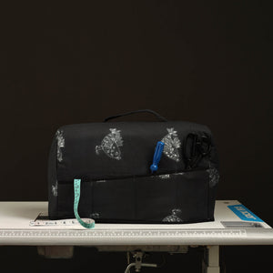 Black - Handcrafted Cotton Sewing Machine Cover 23