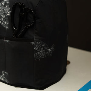 Black - Handcrafted Cotton Sewing Machine Cover 23