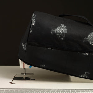 Black - Handcrafted Cotton Sewing Machine Cover 23