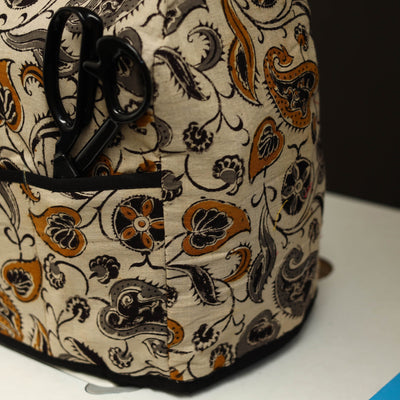 Beige - Handcrafted Cotton Sewing Machine Cover 24