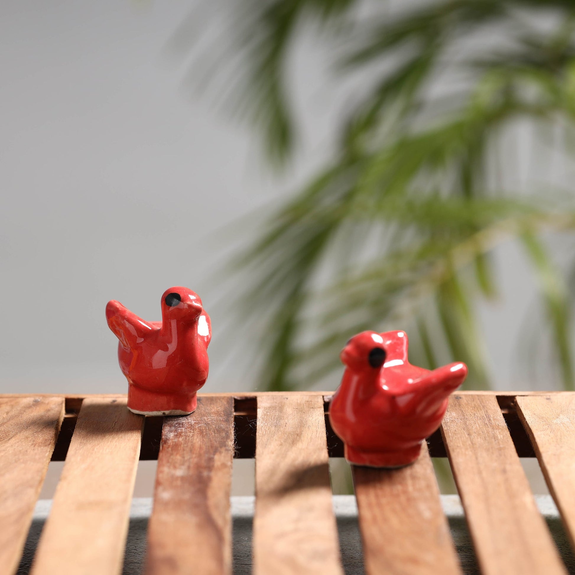 Bird - Handcrafted Ceramic Toys (Set of 2)