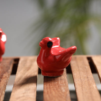 Bird - Handcrafted Ceramic Toys (Set of 2)