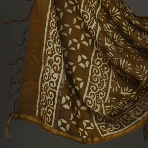 Brown - 2pc Block Printed Cotton Bagru Dress Material 39