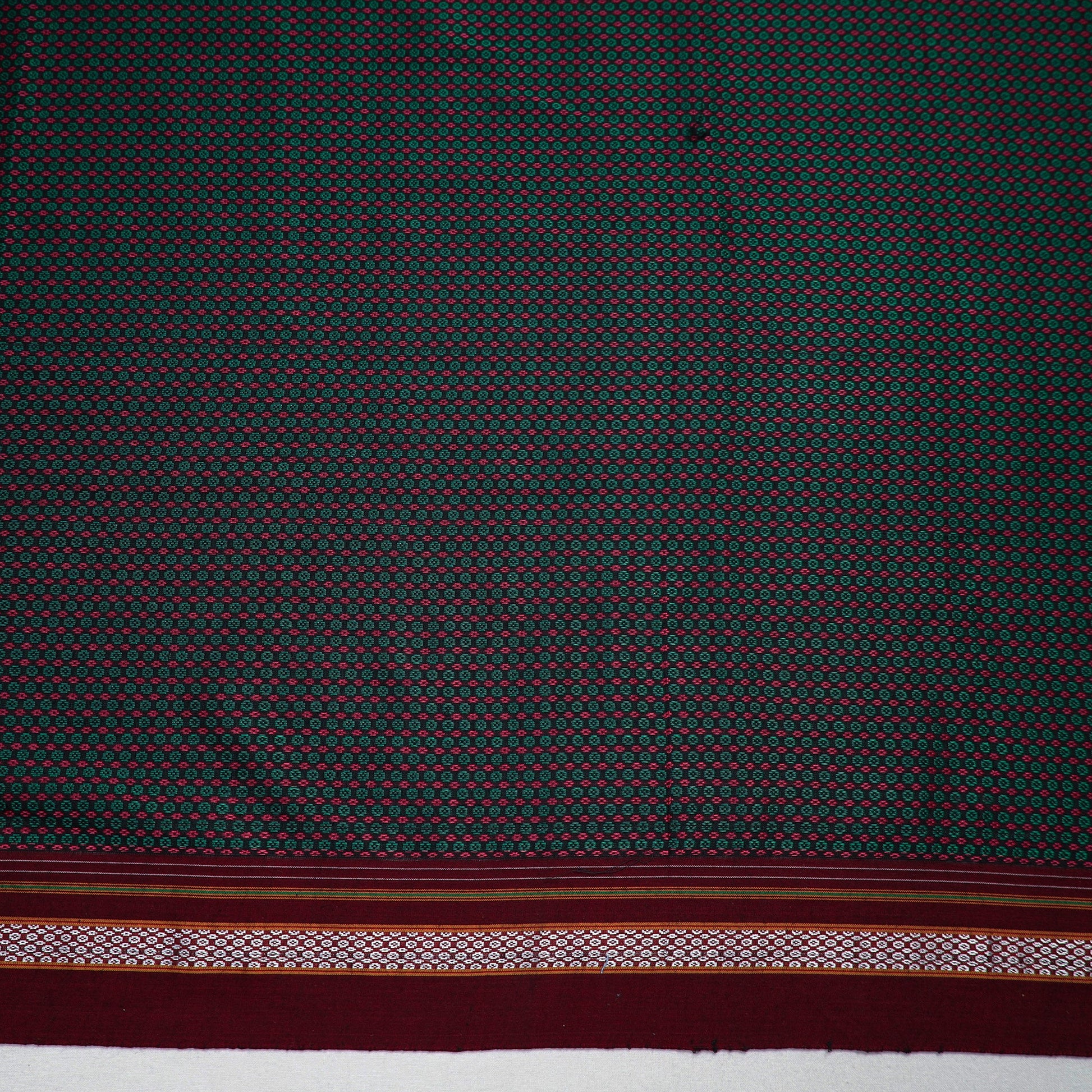Black - Khun Weave Cotton Blouse Piece 40