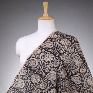 Brown - Kalamkari Block Printed Cotton Fabric