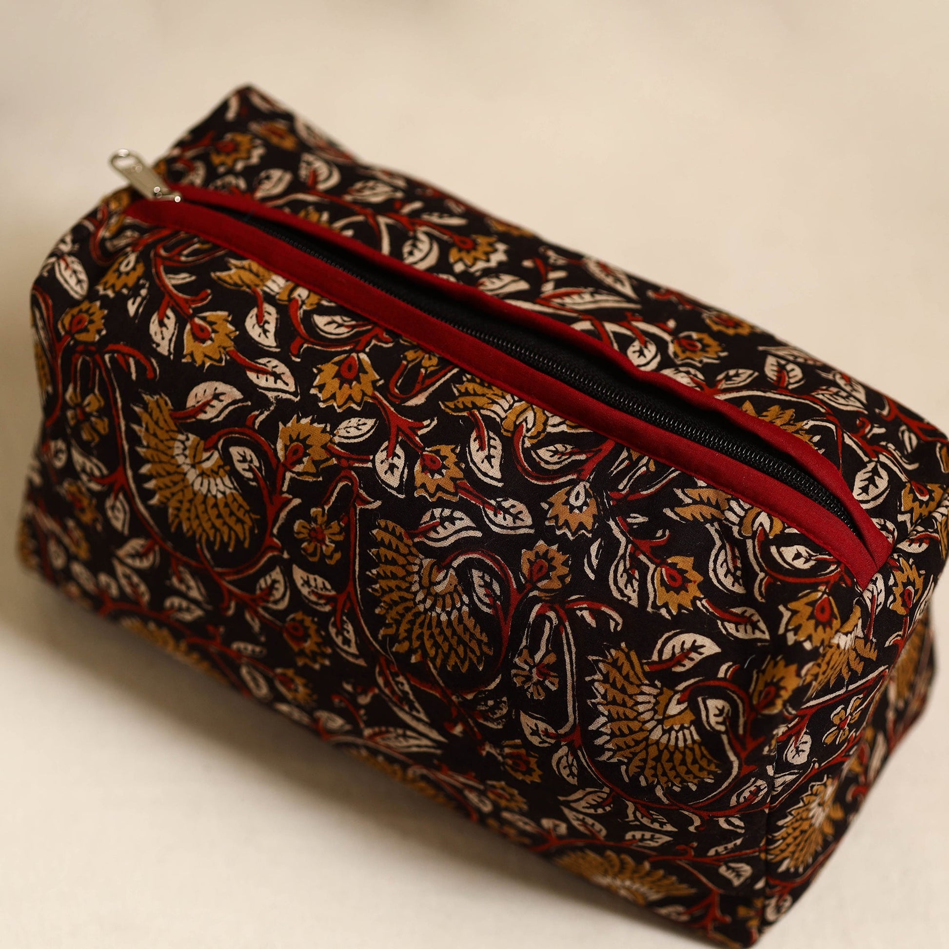 Black - Handmade Cotton Toiletry Bags (Set of 3) 02