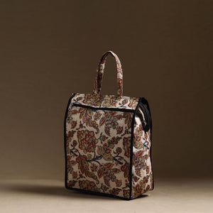 Beige - Handmade Cotton Shopping Hand bag 16
