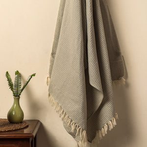 Beige - Waffle Weave Handwoven Pure Cotton Towel