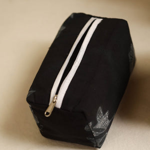 Black - Handmade Cotton Toiletry Bags (Set of 3) 04