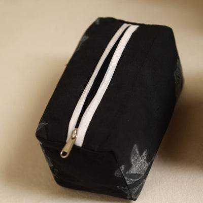 Black - Handmade Cotton Toiletry Bags (Set of 3) 04