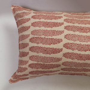 Beige - Set of 2 Bagh Block Print Cotton Pillow Covers 09