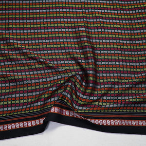 Black - Multicolor - Khun Weave Cotton Blouse Piece 76
