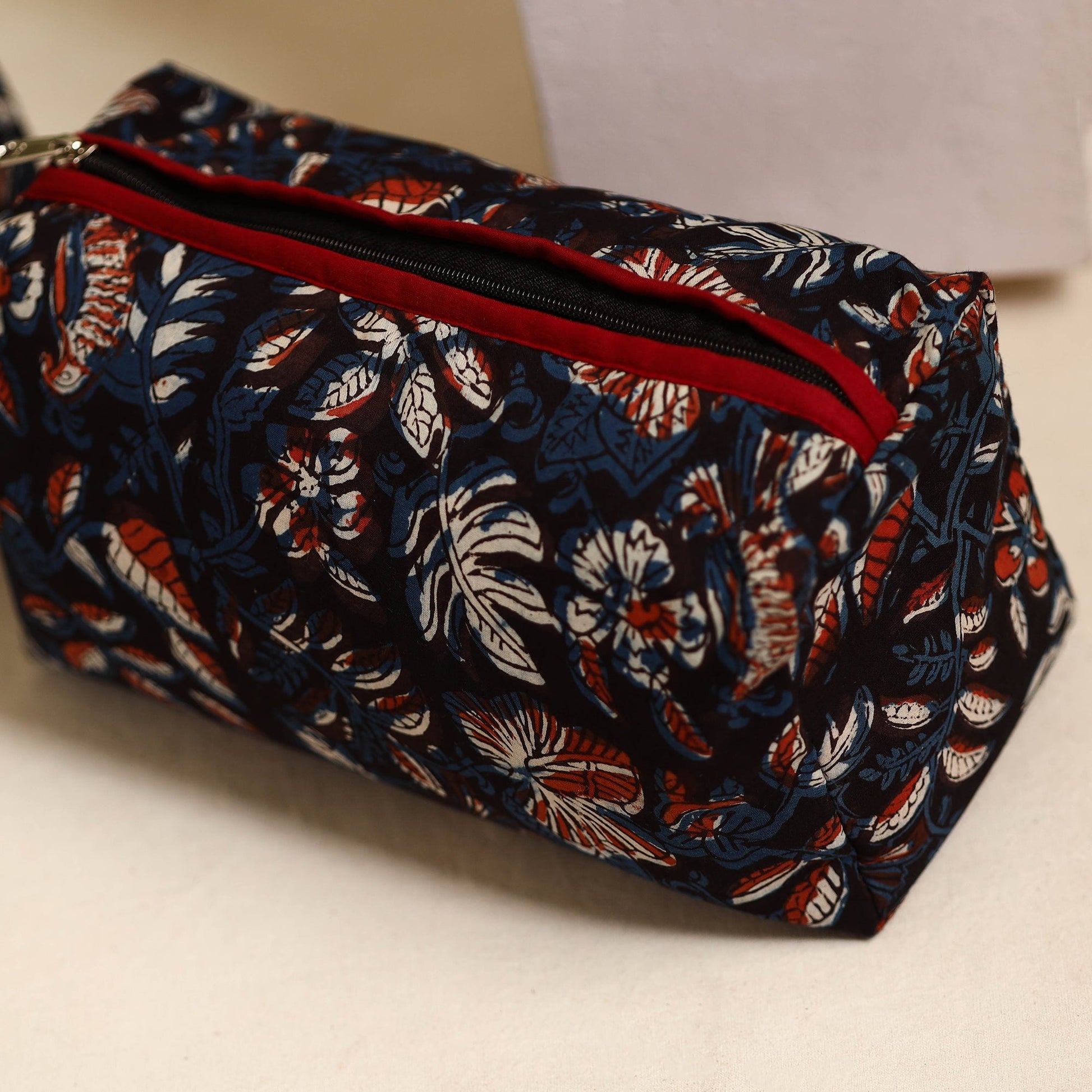 Black - Handmade Cotton Toiletry Bags (Set of 3) 08