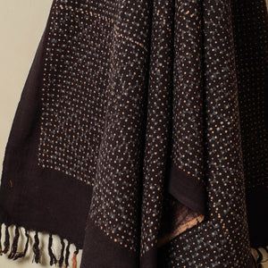 Black - Block Print Cotton Ajrakh Handloom Towel