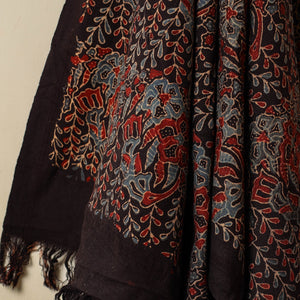Black - Block Print Cotton Ajrakh Handloom Towel