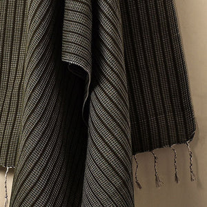 Black - Waffle Weave Handwoven Pure Cotton Towel