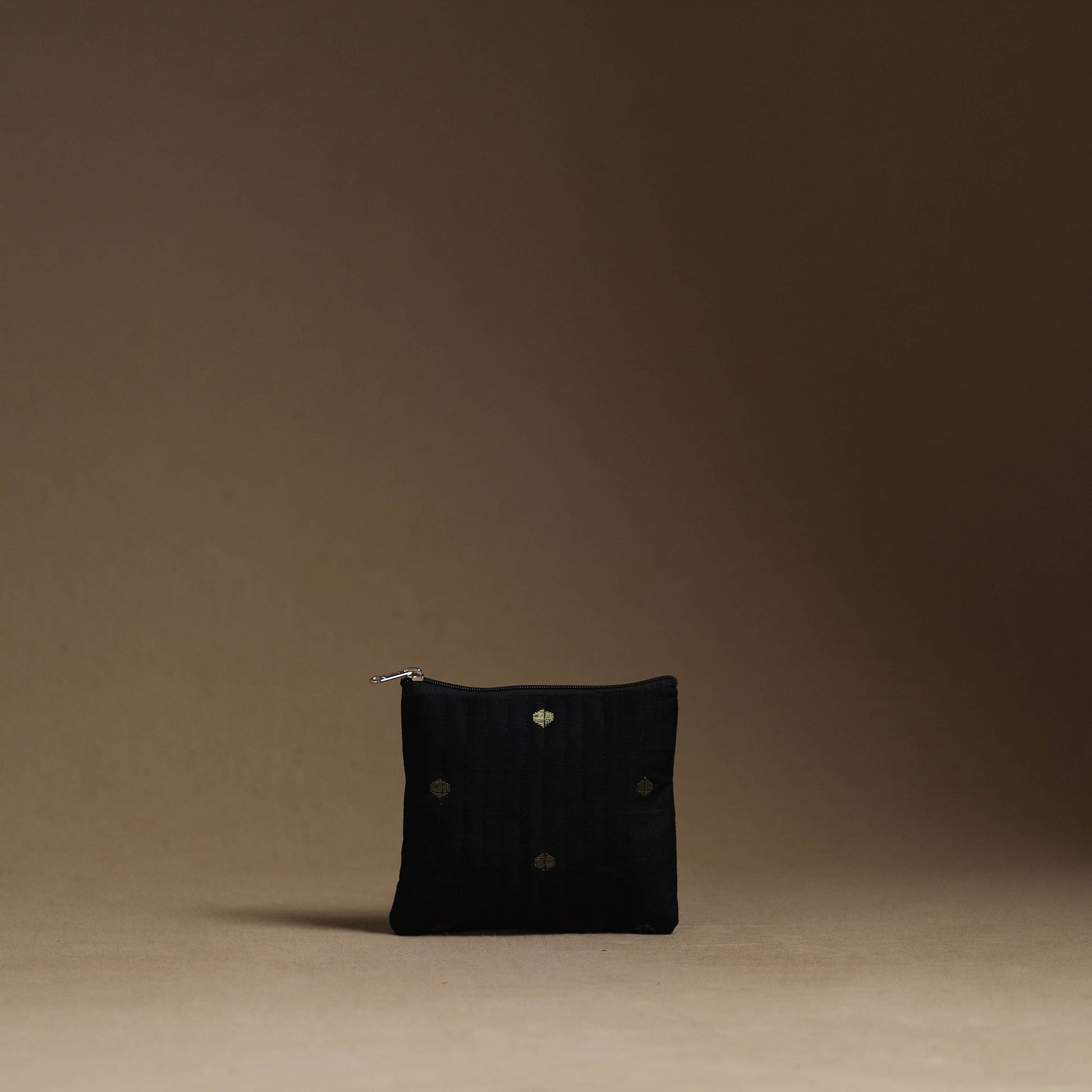 Black - Handmade Cotton Multipurpose Utility Pouches (set of 3) 03
