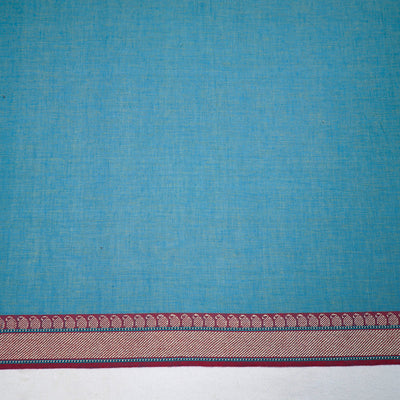 Blue - Dharwad Cotton Blouse Piece 91
