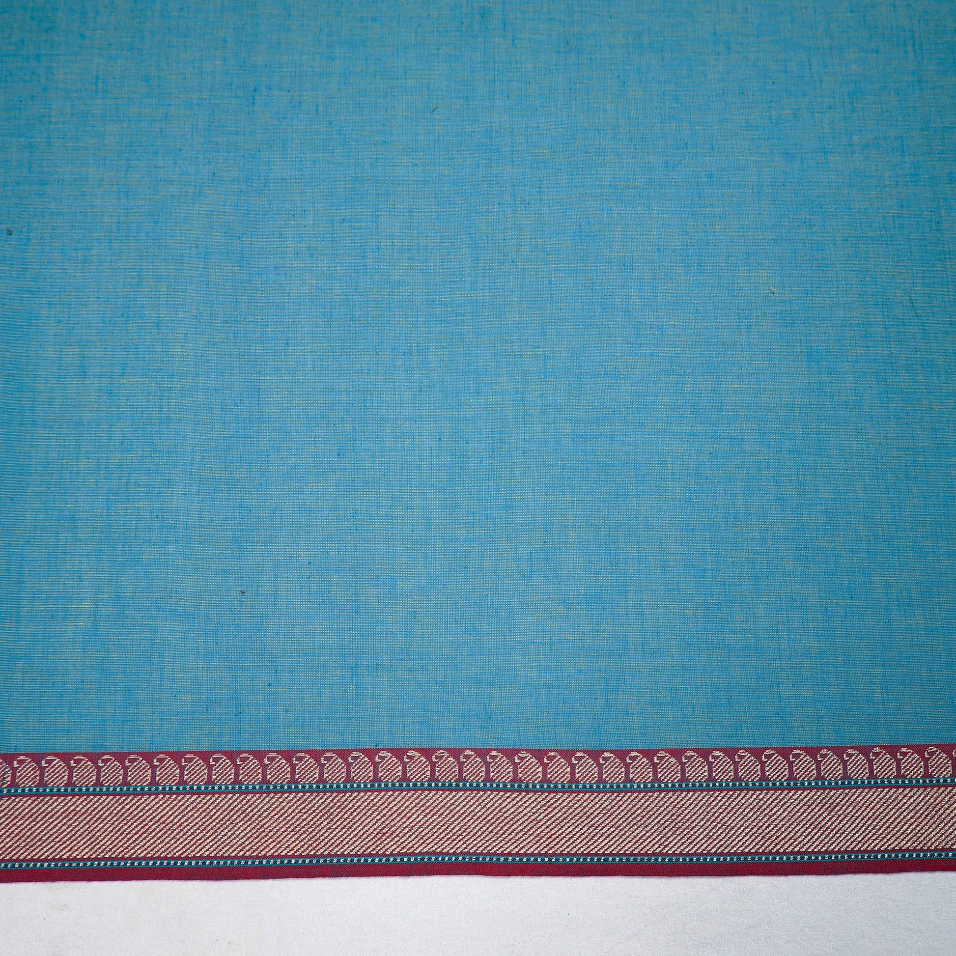 Blue - Dharwad Cotton Blouse Piece 91