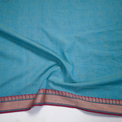 Blue - Dharwad Cotton Blouse Piece 91