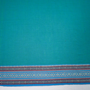 Blue - Green - Dharwad Cotton Blouse Piece 92