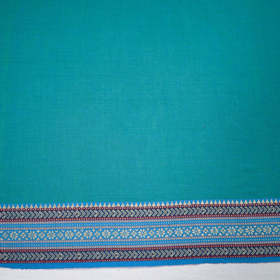 Blue - Green - Dharwad Cotton Blouse Piece 92
