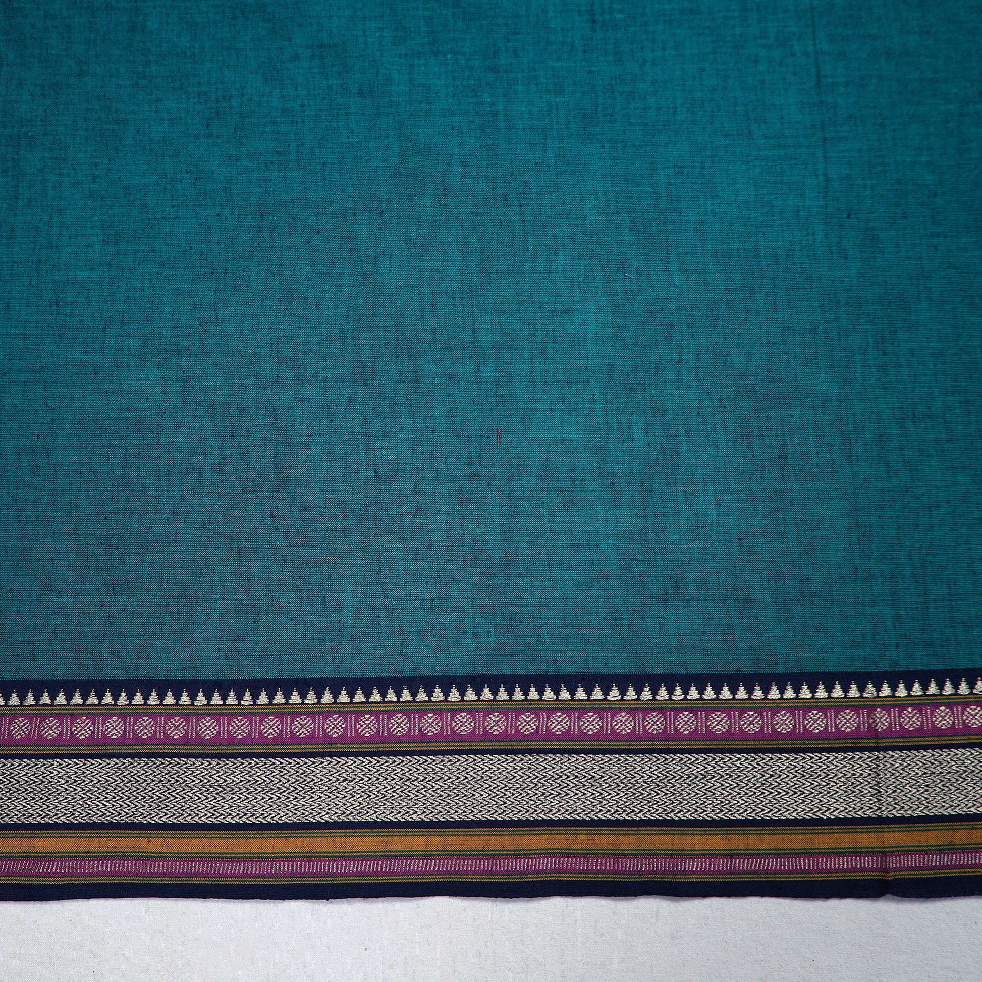 Blue - Green - Dharwad Cotton Blouse Piece 94