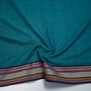 Blue - Green - Dharwad Cotton Blouse Piece 94
