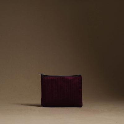 Brown - Handmade Cotton Multipurpose Utility Pouches (set of 3) 07