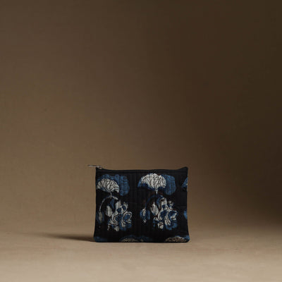 Black - Handmade Cotton Multipurpose Utility Pouches (set of 3) 08
