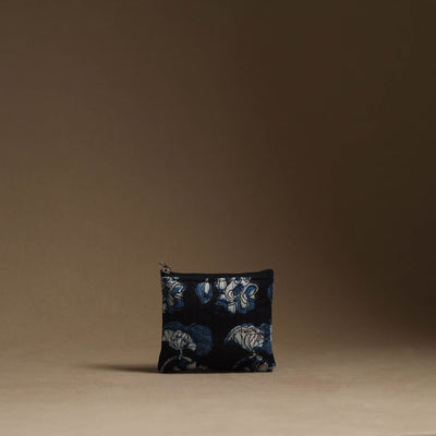 Black - Handmade Cotton Multipurpose Utility Pouches (set of 3) 08