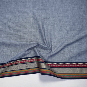 Blue - Dharwad Cotton Blouse Piece 100