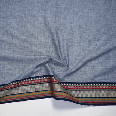 Blue - Dharwad Cotton Blouse Piece 100