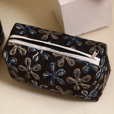 Black - Handmade Cotton Toiletry Bags (Set of 3) 18
