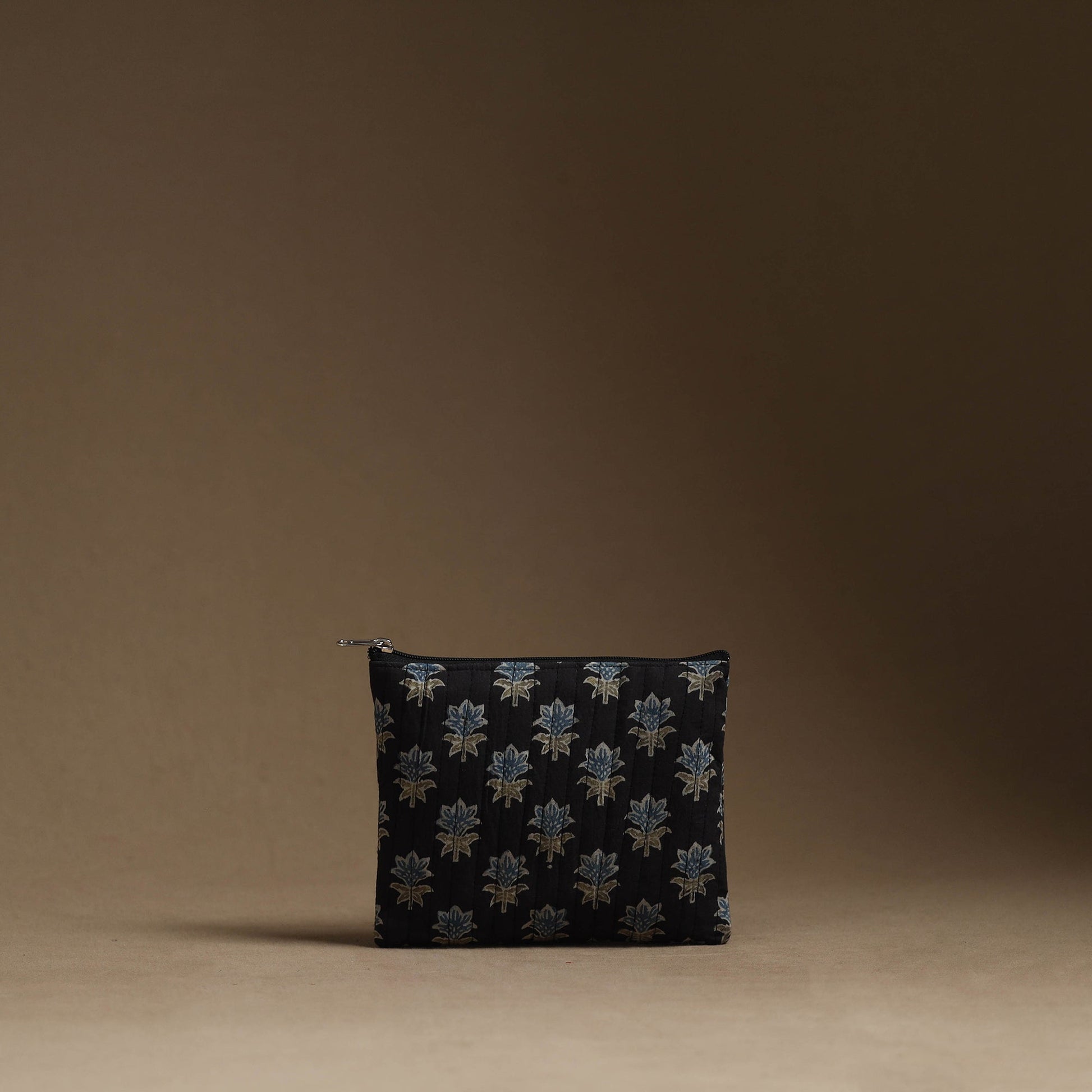 Black - Handmade Cotton Multipurpose Utility Pouches (set of 3) 13