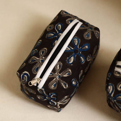 Black - Handmade Cotton Toiletry Bags (Set of 3) 18