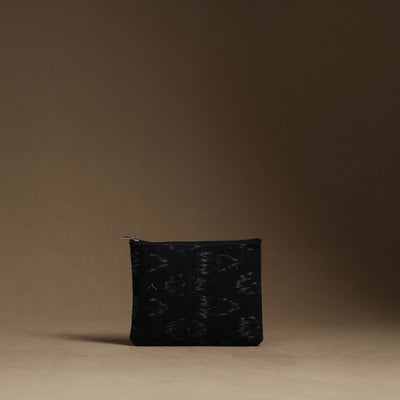 Black - Handmade Cotton Multipurpose Utility Pouches (set of 3) 14