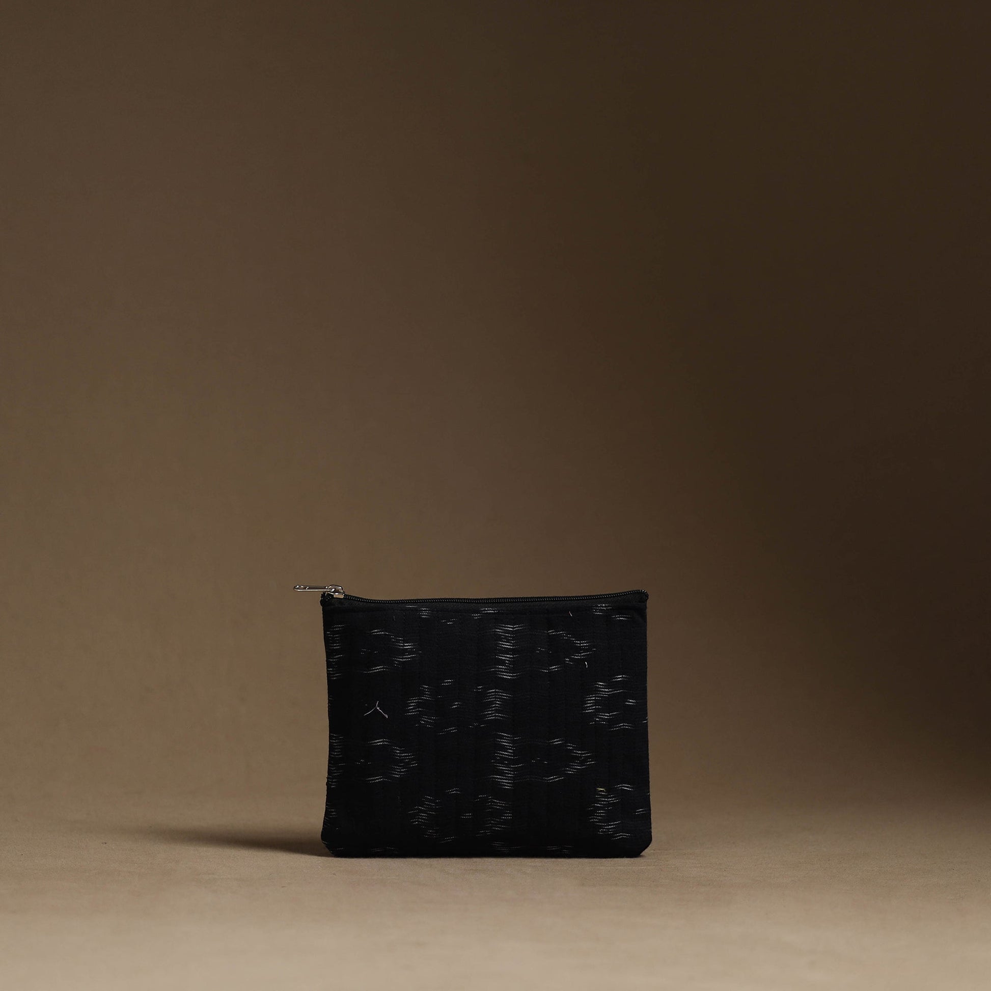 Black - Handmade Cotton Multipurpose Utility Pouches (set of 3) 14